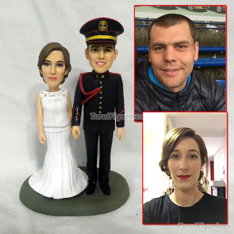 Свадебный торт topper персональный дизайн сервис день рождения bobblehead Рождество