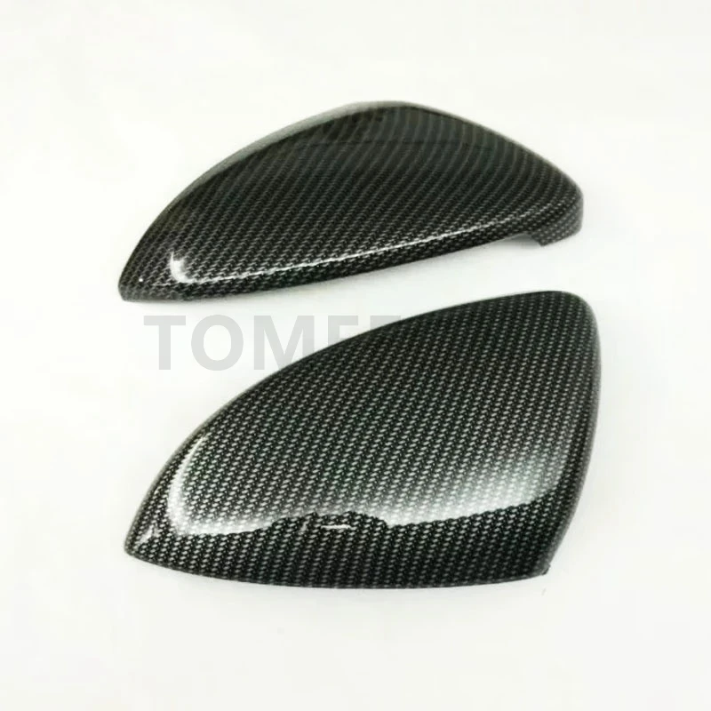 TOMEFON Авто покрытие для зеркала автомобиля для VW GOLF VII 7 MK7 GTI для VW Golf 7 2013- Боковая дверь зеркало заднего вида из АБС-пластика из углеродного волокна