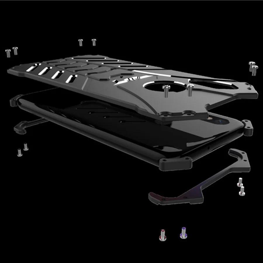 R Just для Xiaomi Mi 8 чехол SE металлический алюминиевый корпус противоударный
