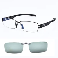 lightweight screwless prescription eyeglasses mens optical glasses frame women polarized sunglasses clip on oculos de grau