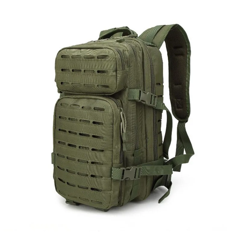 Green WZJP 3P Открытый тактический военный 20-35L Molle рюкзак Водонепроницаемый Многофункциональный рыболовный мешок высокое качество ткань Оксфорд сумка - Цвет: Green