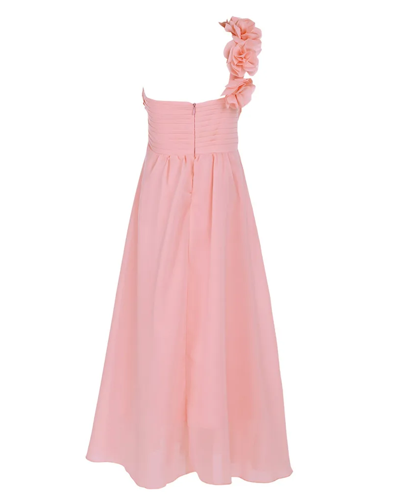 IEFiEL/Детское платье с цветами для девочек длинное шифоновое торжеств