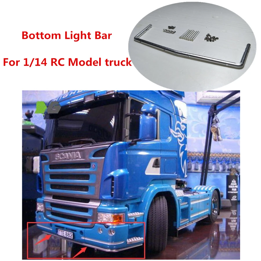 Светодиодсветильник вая балка для грузовика Tamiya Scania R470 R620 1/14 детали трактора