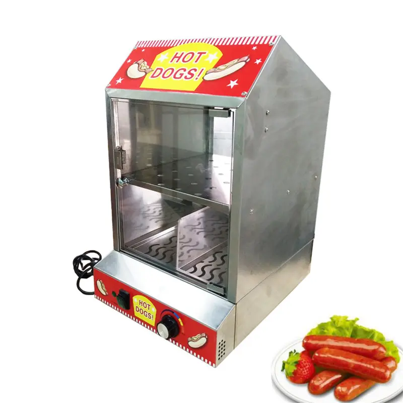 UK Stock Hot Dog Display Electric Food Warmer Stainless Steel Cabinet Showcase | Бытовая техника