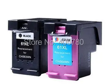 2x совместимый с чернильным картриджем 61 совместимым HP61 61XL Deskjet 1050/2050/2050s высокая