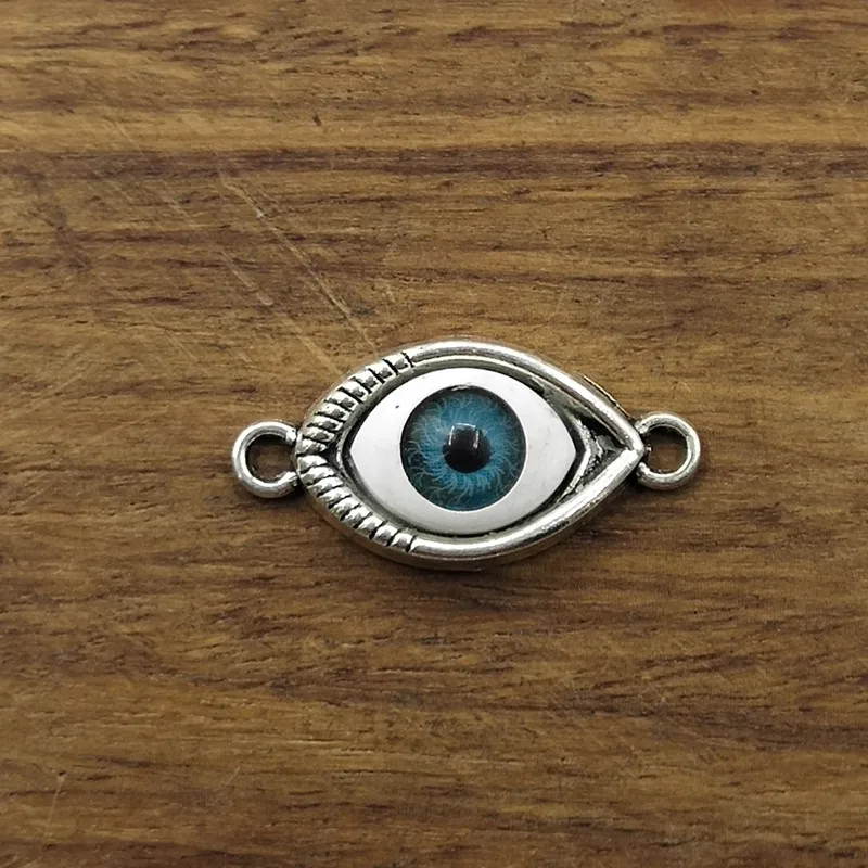 10 шт амулеты дьявольский глаз 30*15 мм DIY ретро ювелирные изделия Braclet ожерелье