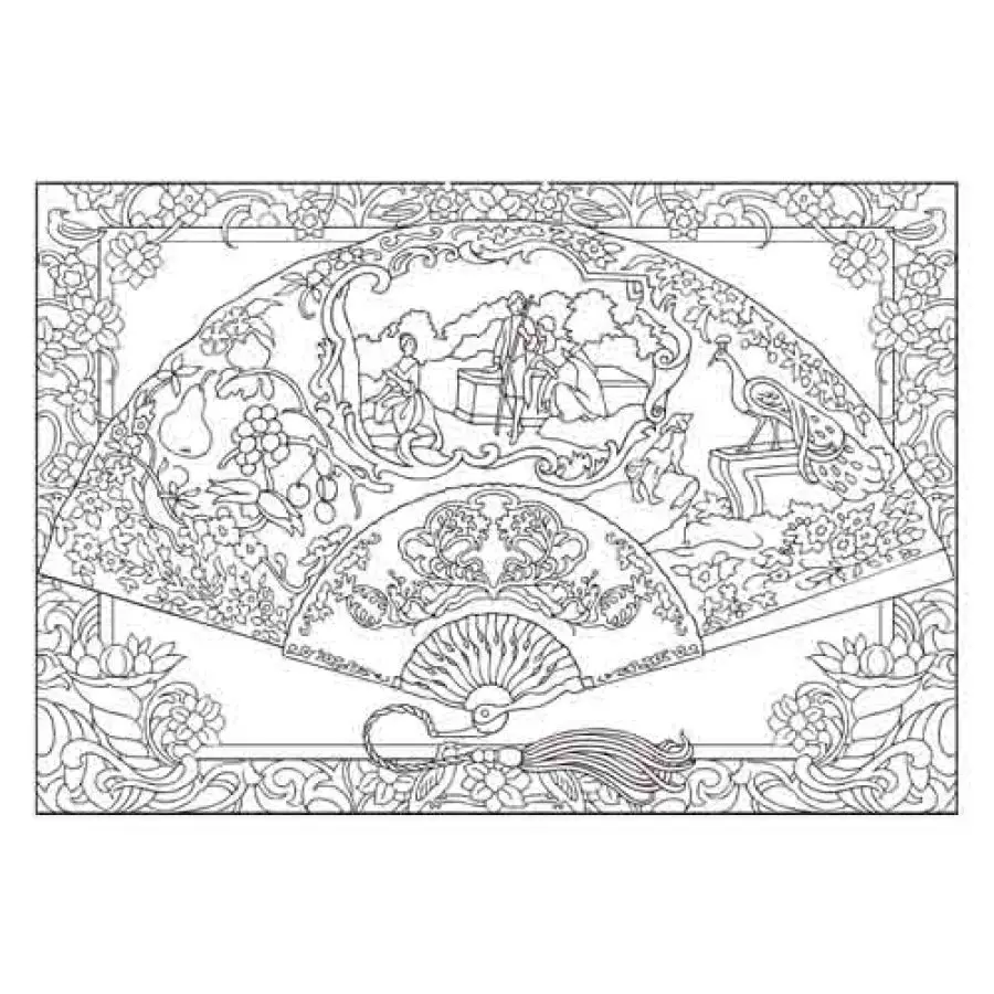 Винтажная книжка-раскраска ручной Funs-раскраска антистресс для взрослых снятие