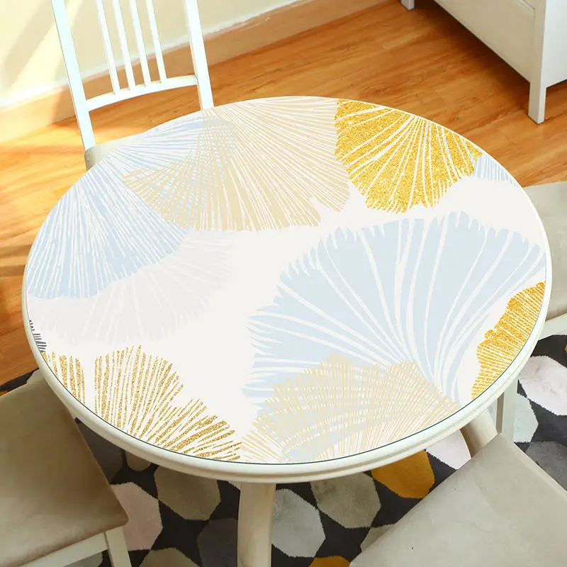 Высококлассная Европейская круглая скатерть водостойкая термостойкая