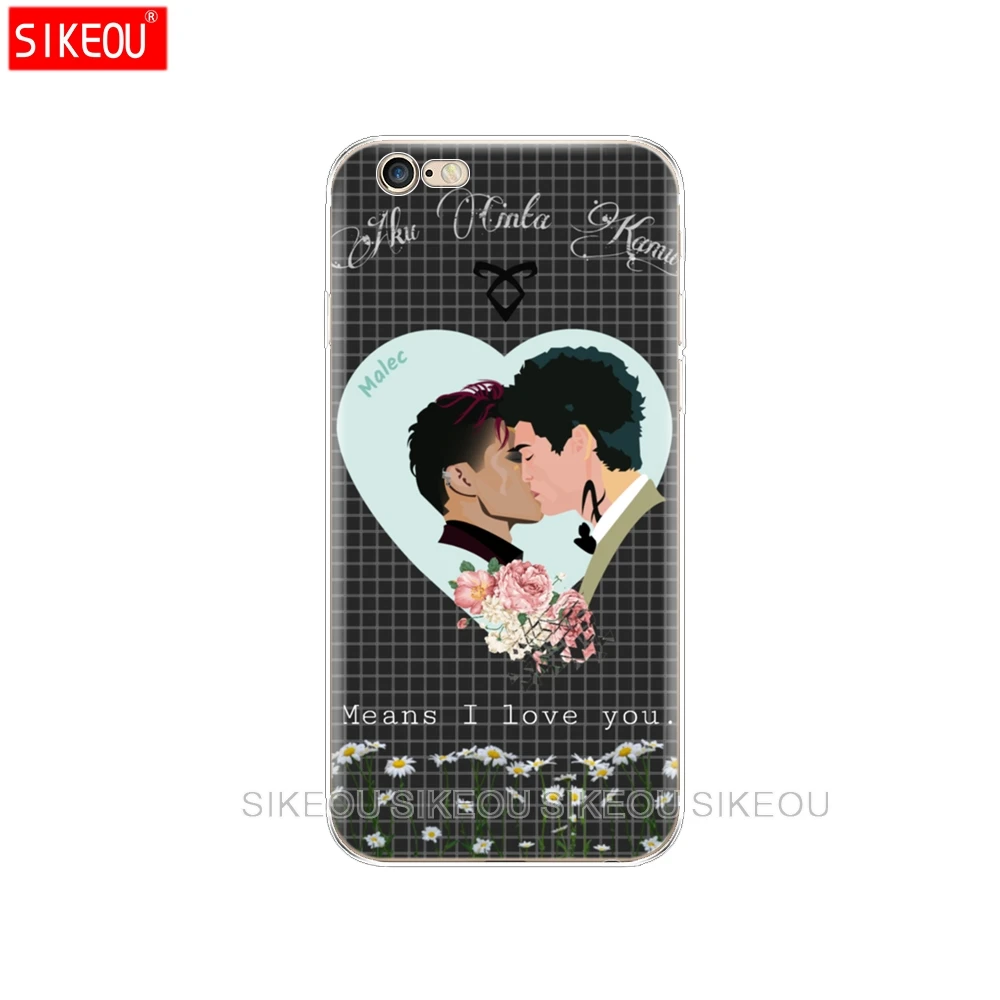 Силиконовый чехол для телефона Iphone 6X8 7 6s 5 5S SE Plus 10 XR XS Max Case shadowhunters tv show | Мобильные