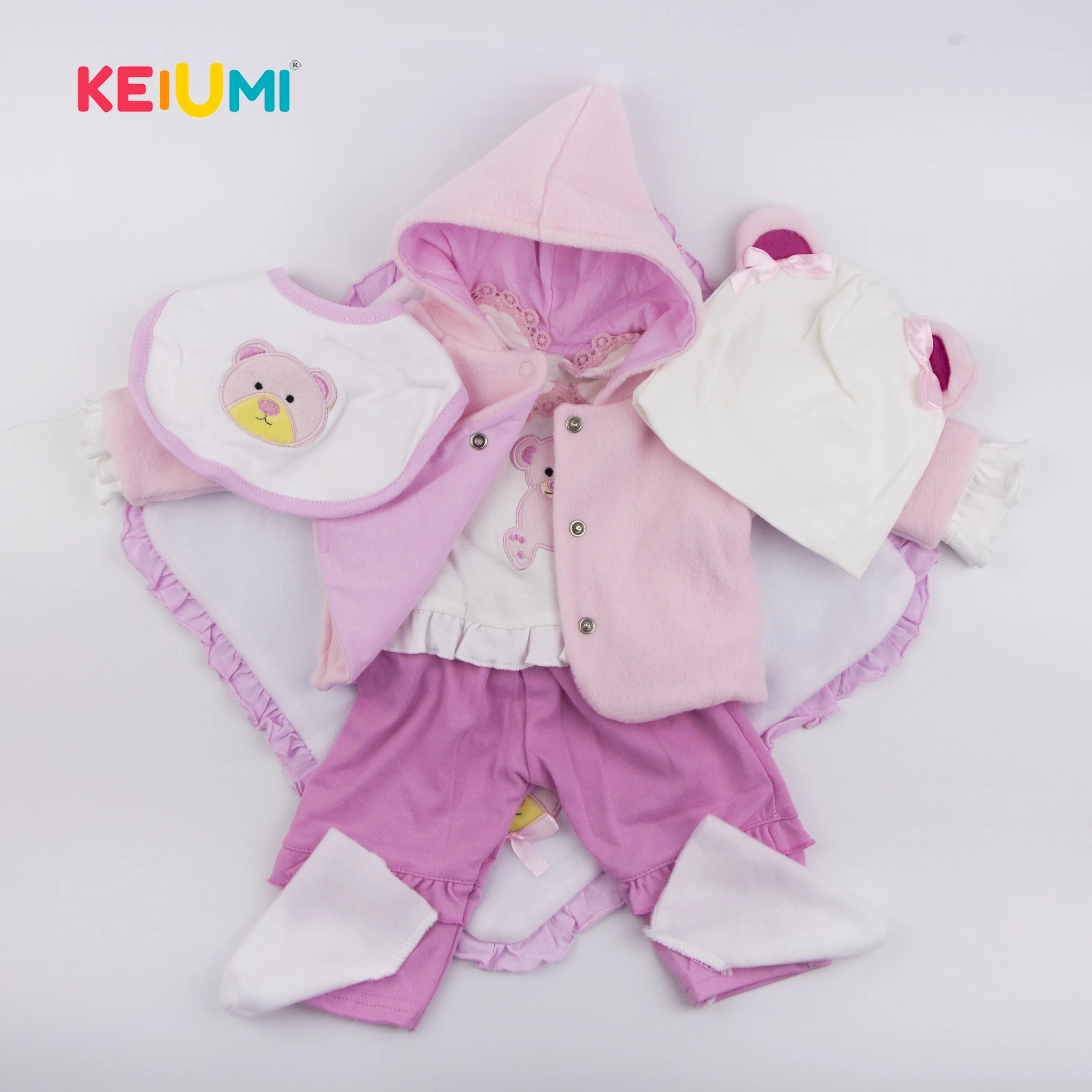 Набор одежды KEIUMI для кукол, 22-23 дюйма, 6 шт.