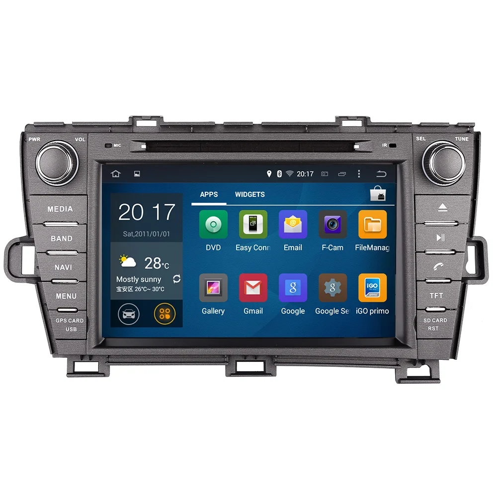 8" Octa Core 4G Android 10 4GB RAM 32GB ROM RDS Car DVD Multimedia Player Radio Stereo GPS Glonass For Toyota Prius 2009-2019 |