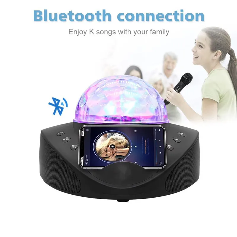 Bluetooth Колонка караоке портативная с ярсветильник свесветильник|Портативные