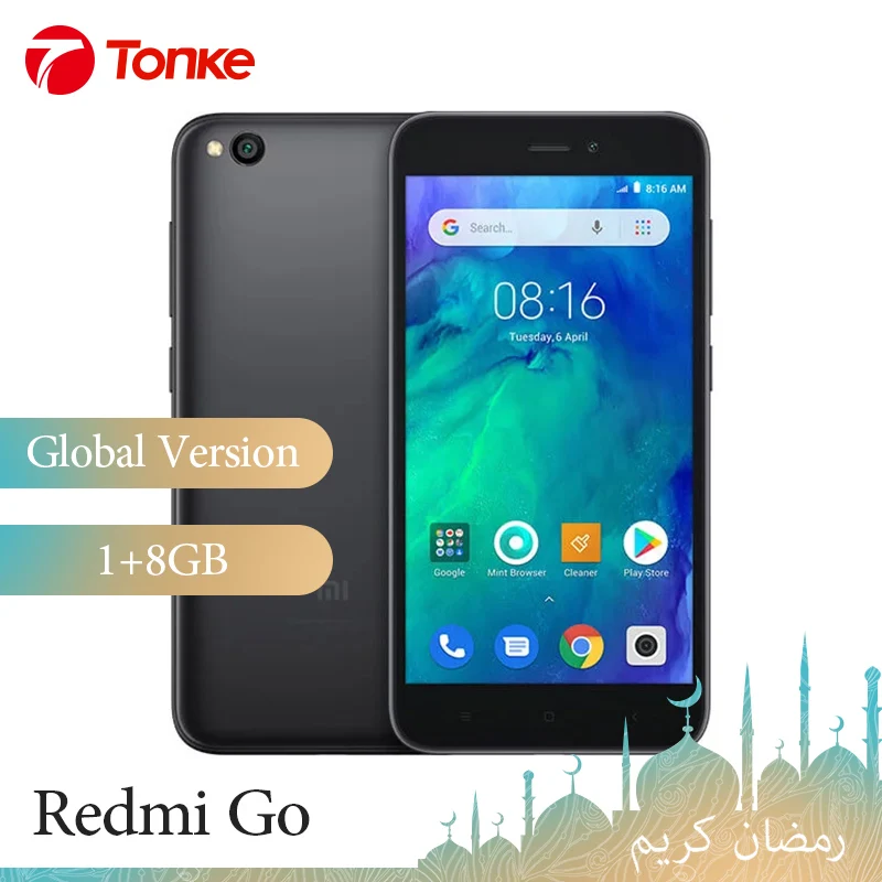 Global Version Xiaomi Redmi Go 8GB ROM 1GB RAM Cellphone Snapdragon 425 Quad Core 16:9 1280x720 Resolution 3000mAh | Мобильные