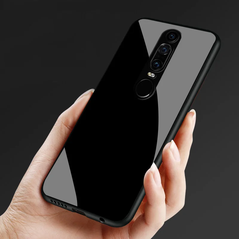 Xinchentech для Huawei Mate RS стеклянный чехол Роскошная силиконовая мягкая рамка +