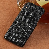 100 genuine crocodile leather case for iphone x xr xs max cover for iphone 13 pro max 12 mini 11 pro max 7 8 plus 6 phone cases