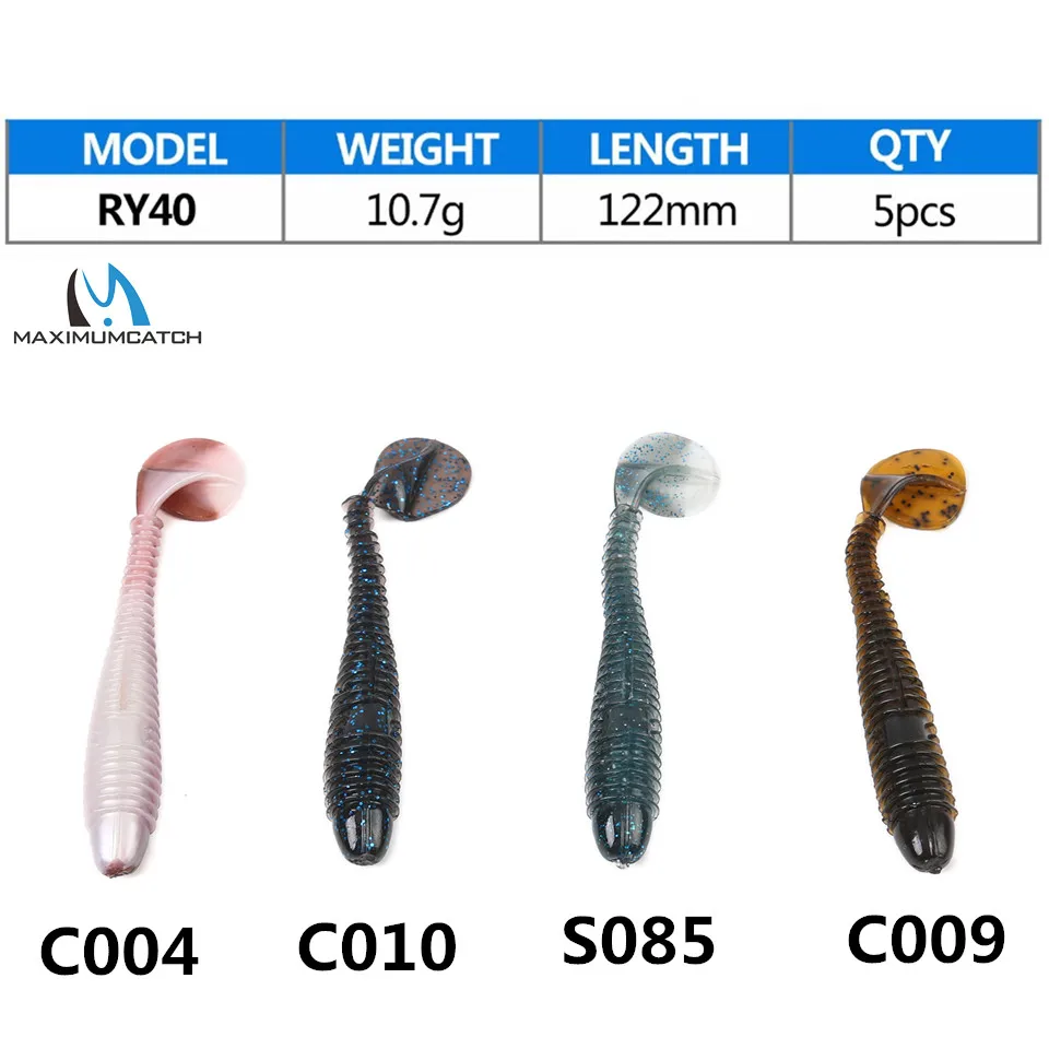 Maximumcatch 5 шт./лот Swimbait мягкие приманки для рыбалки 122 мм 10 7 г искусственная приманка