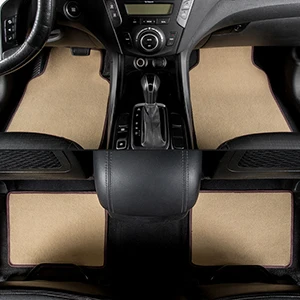 beige Kalaisike универсальные автомобильные коврики для Honda все модели civic crider vezel fit Accord CRV XRV Джаз город crosstour Odyssey - Название цвета: beige