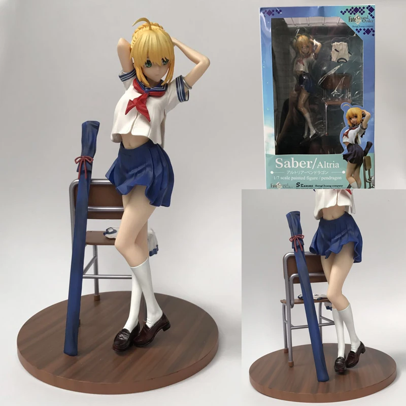 25 см Аниме Судьба Ночь Сабер рисунок матроску Ver. Arturia Пендрагон PVC Фигурки