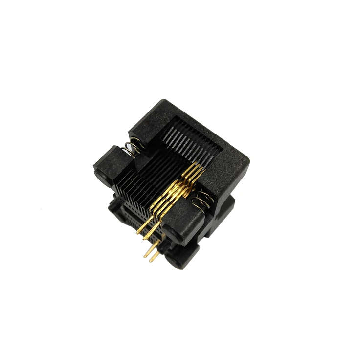 SSOP8 АДАПТЕР шаг 0 65 мм TSSOP8 горит в гнездо IC тестовая розетка OTS 28 0.65 01