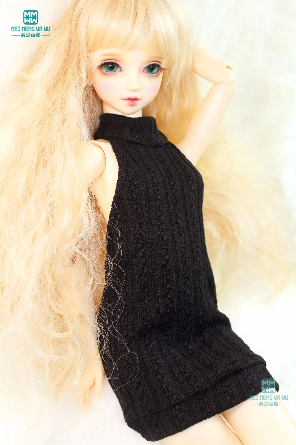 Одежда для кукол BJD аксессуары 1/3 белый шерстяной жилет кружевные трусики