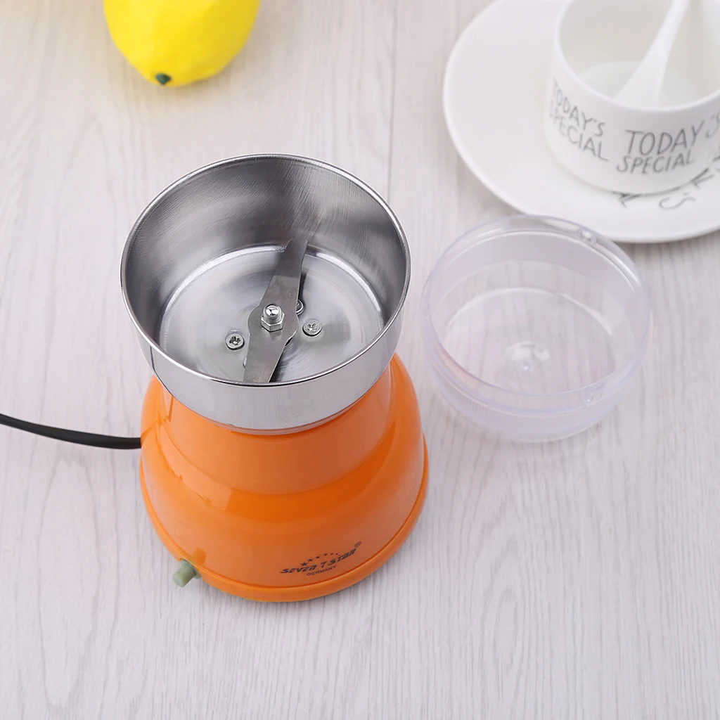 

Electric Stainless Steel Coffee Bean Grinder Home Milling Machine Kitchen 220V