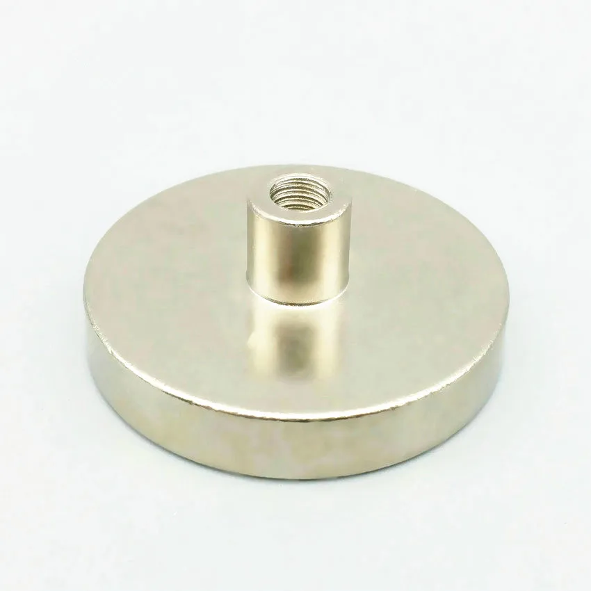 Монтажный магнит диаметр 32 мм магнитные горшки с женской резьбой Неодимовый