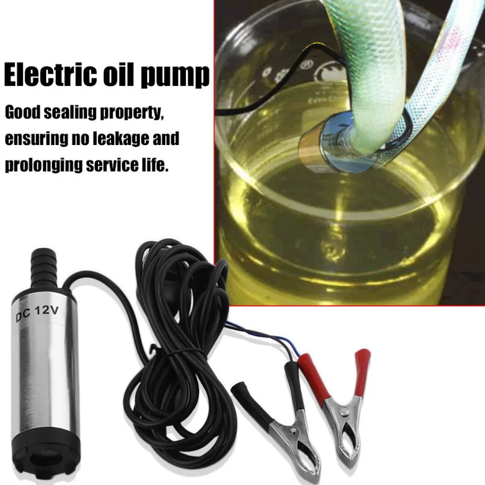 12V/24V мини Электрический масляный насос Портативный топлива водяной с