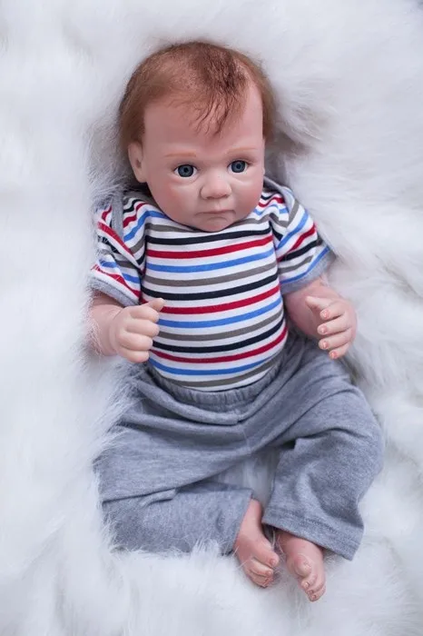 Кукла-Otarddolls 20 дюймов виниловая Милая мальчик 50 см силиконовая кукла реборн для