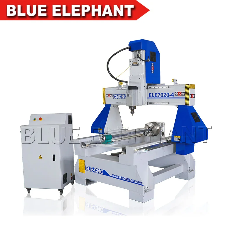 Новый дизайн 4 осевой мини фрезерный станок с ЧПУ и вращающейся осью для