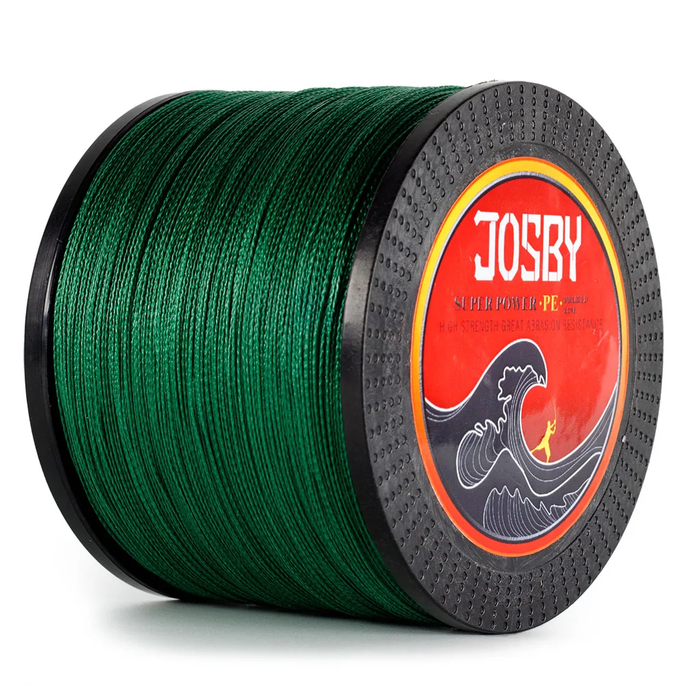 JOSBY 4 плетеная леска 1000 м PE сверхпрочная японская мультифиламентная нить для