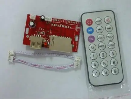 Бесплатная доставка! 10 шт. (отправляется ИК пульт дистанционного управления) MP3