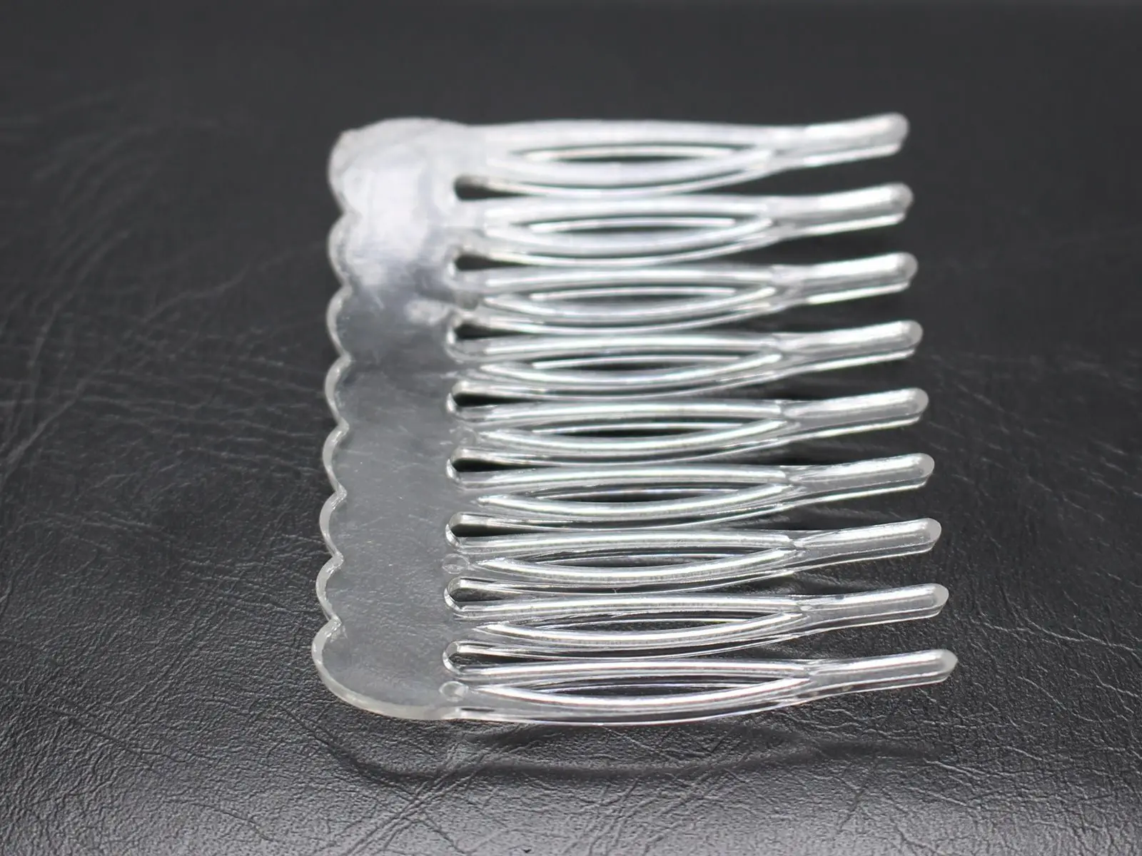 50 прозрачных пластиковых гладких заколок для волос боковые расчески заколка Magic