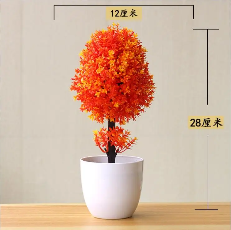 evergreen tree Праздничные и вечерние украшения для дома, бонсай, искусственные растения, дерево, цветок а076 - Цвет: evergreen tree