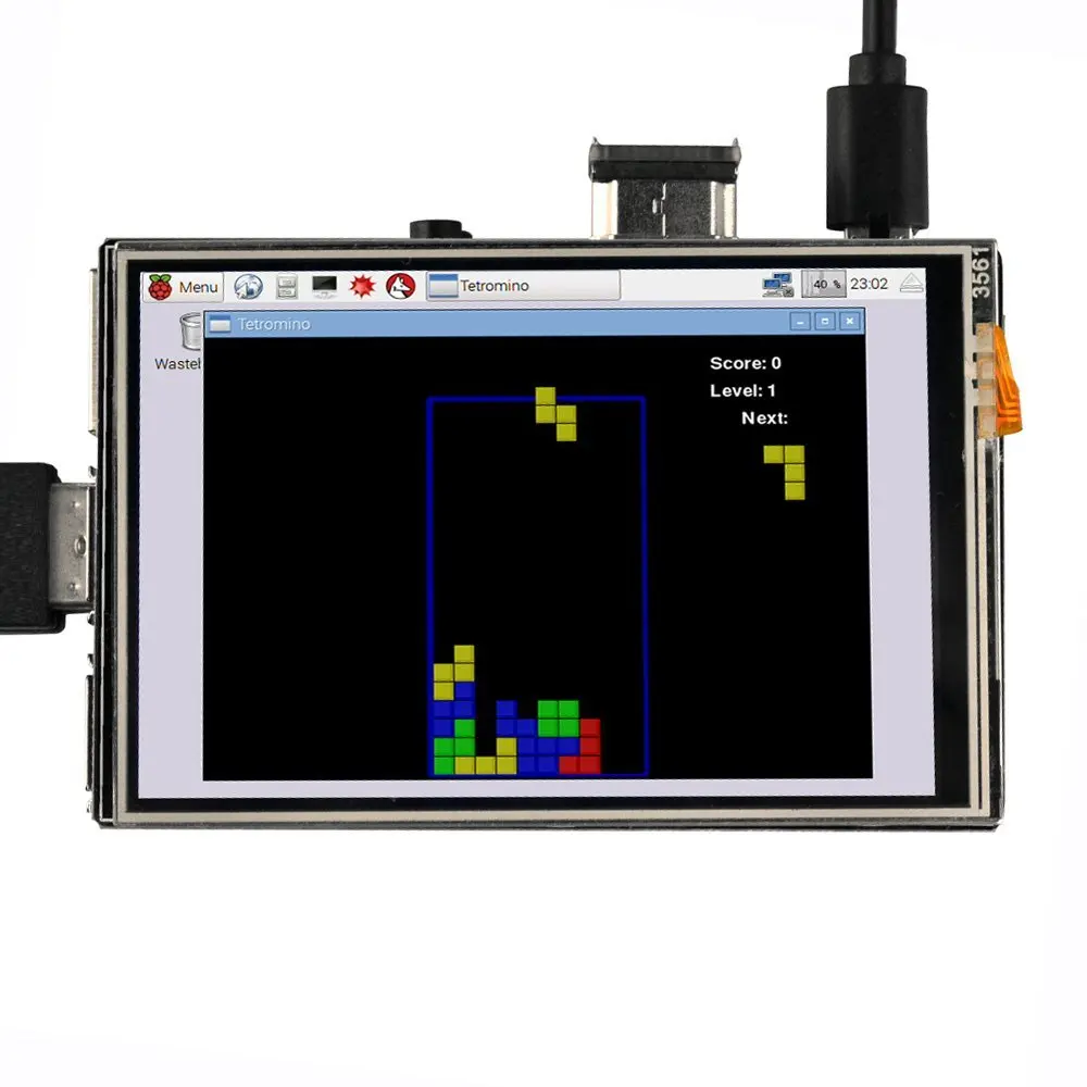 3,5 дюймов USB HDMI lcd TFT сенсорный экран HD 800*480 ЖК-дисплей для Raspberri Pi 3 Модель B/B+(игра видео