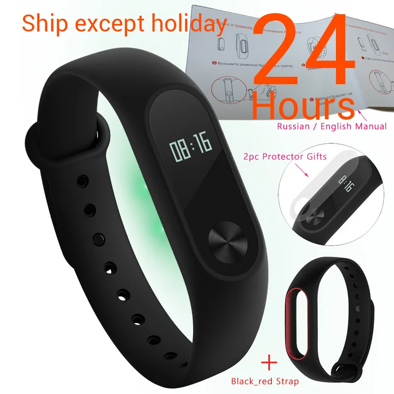 Mi band 2 n strap Xiaomi mi-браслет 2 смарт-браслет Bluetooth фитнес-браслет mi Band 2 OLED экран Сенсорная панель Пульс IP67 - Цвет: Mi band 2 n strap