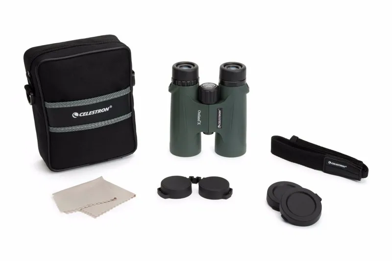 Бинокль Celestron телескоп Outland X 8*42 водонепроницаемый портативный просмотр многослойная пленка зеленое оптическое покрытие бинокль