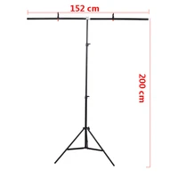 free ship photo backdrop stand photo studio background support big pvc background holder photo stand 152cm x 200cm or 66x80cm