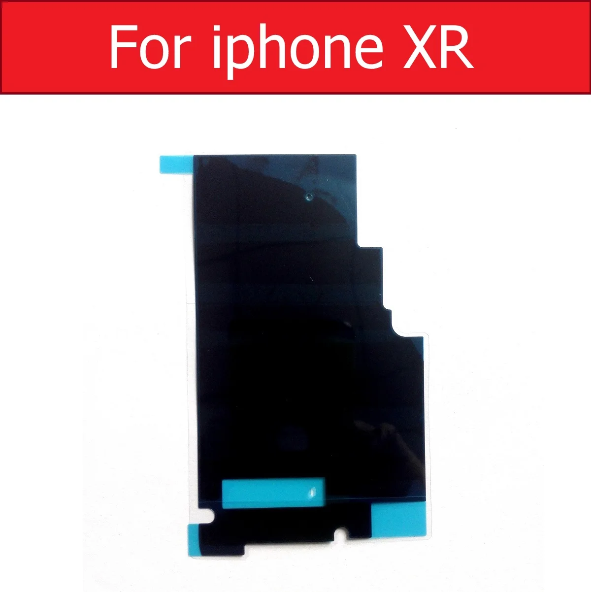 iXR Термостойкая наклейка ЖК-дисплея металлическая чехол для iPhone 5 5S 5c se 6 6s 8 Plus X XR XS MAX теплоизоляция отвода клея - Цвет: iXR