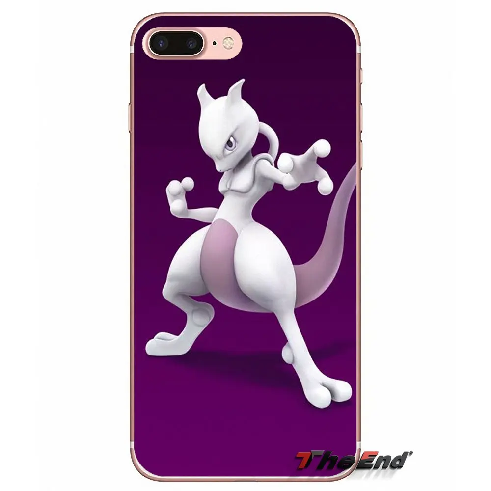 Стильная футболка с изображением персонажей видеоигр Аниме Покемон Mewtwo для sony