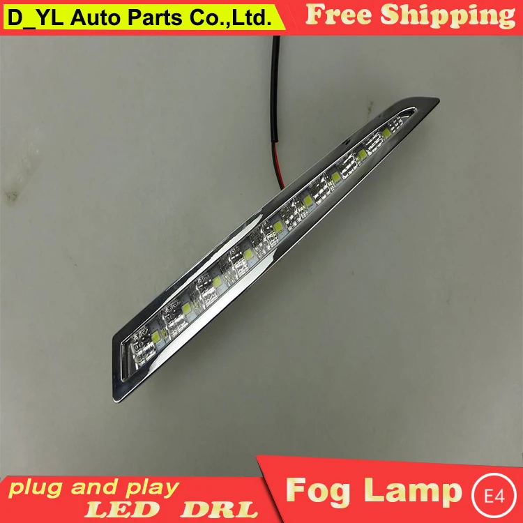 D_YL Тюнинг автомобилей для Ford kuga 2013 2014 светодиодный DRL Противотуманные фары