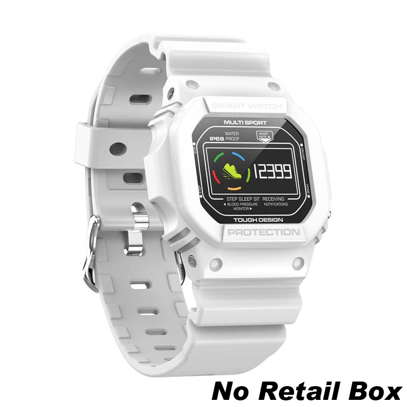 white NO box 696X12 ЭКГ+ PPG Смарт-часы Ip68 Водонепроницаемые фитнес-спортивные часы для Ios Android монитор сердечного ритма кровяное давление умные часы - Цвет: white NO box