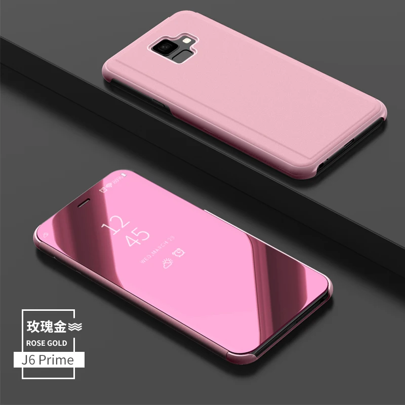 Зеркало С Откидывающейся Крышкой и зеркальной поверхностью для samsung galaxy A7 2018