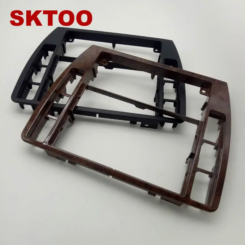 SKTOOFor VW PassatB5 средняя декоративная коробка для центральной панели приборной панели, панель для записи компакт-дисков, рамка для радио, обшивка лица 3B0858069