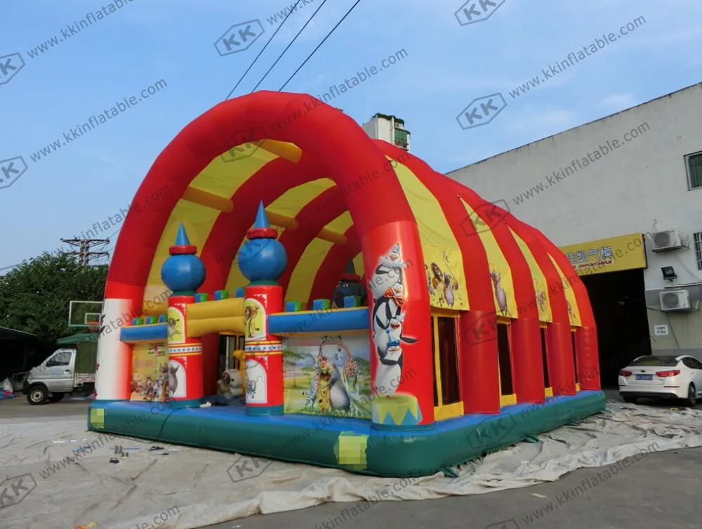 Гигантский дом bounces Надувная Детская площадка с крышей надувная крыша | Игрушки и