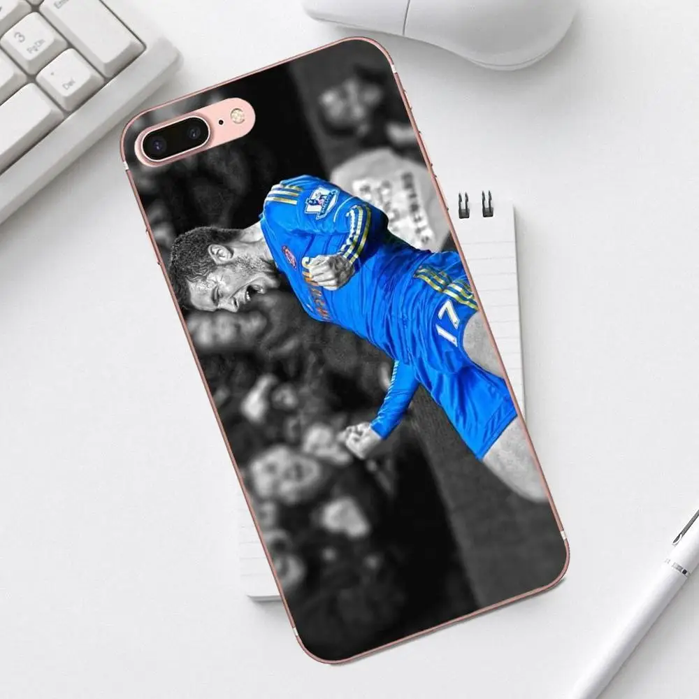 Qdowpz рисунок ТПУ для iPhone 4 4S 5 5C SE 6 6S 7 8 Plus X XS Max XR Galaxy A3 A5 J1 J3 J5 J7 2017 Популярные Eden Hazard 10 |