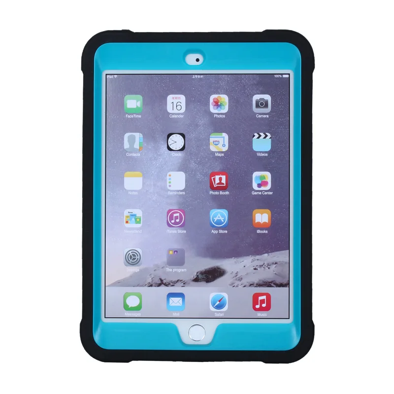 Чехол для iPad Mini 1/2/3 дети Безопасный Броня противоударный тяжелых Силиконовый