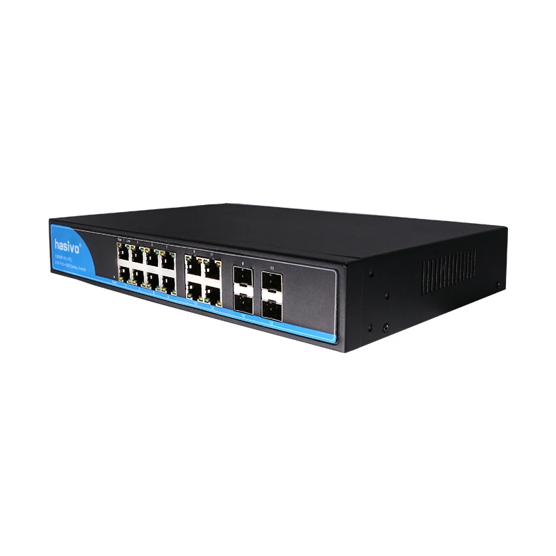 

8 Port gigabit PoE switch etherner switch 4 gigabit port uplink combo 4TC gigabit Switch