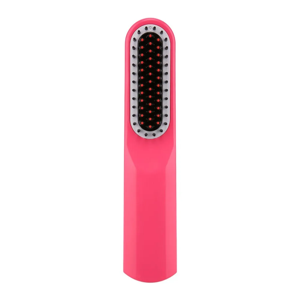 Portable USB Rechargeable Electric Straightening Hair Comb With LCD Digital Display Wireless Anti-perm &amp Three Button Design | Бытовая