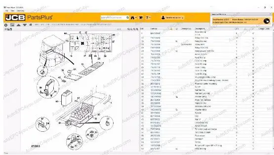 Запасные части JCB SPP Plus + 2 00 [2017] Жесткий диск руководство по эксплуатации 2017
