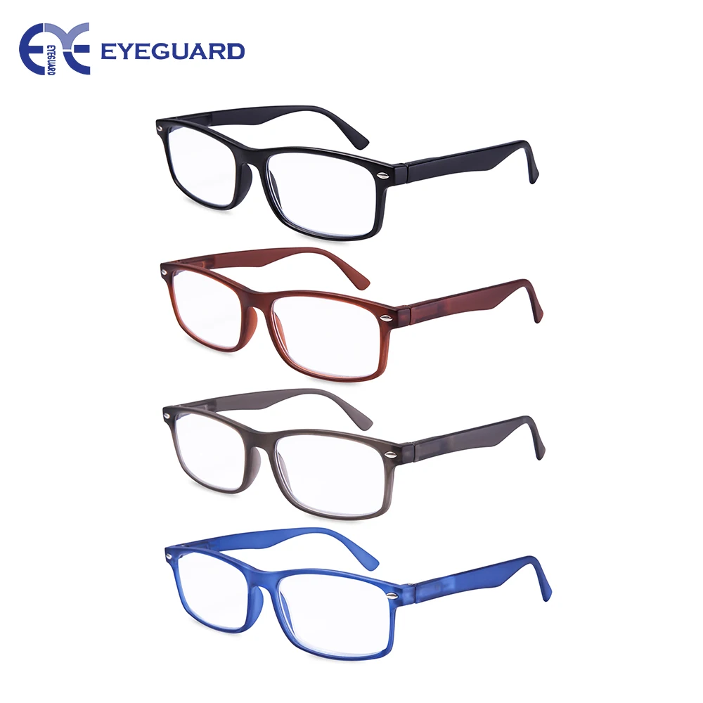 Очки для чтения EYEGUARD 4 пары унисекс с пружинными петлями мужчин и женщин мужские